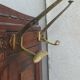 Art Deco coat rack in oak