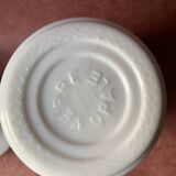 White opaline pot