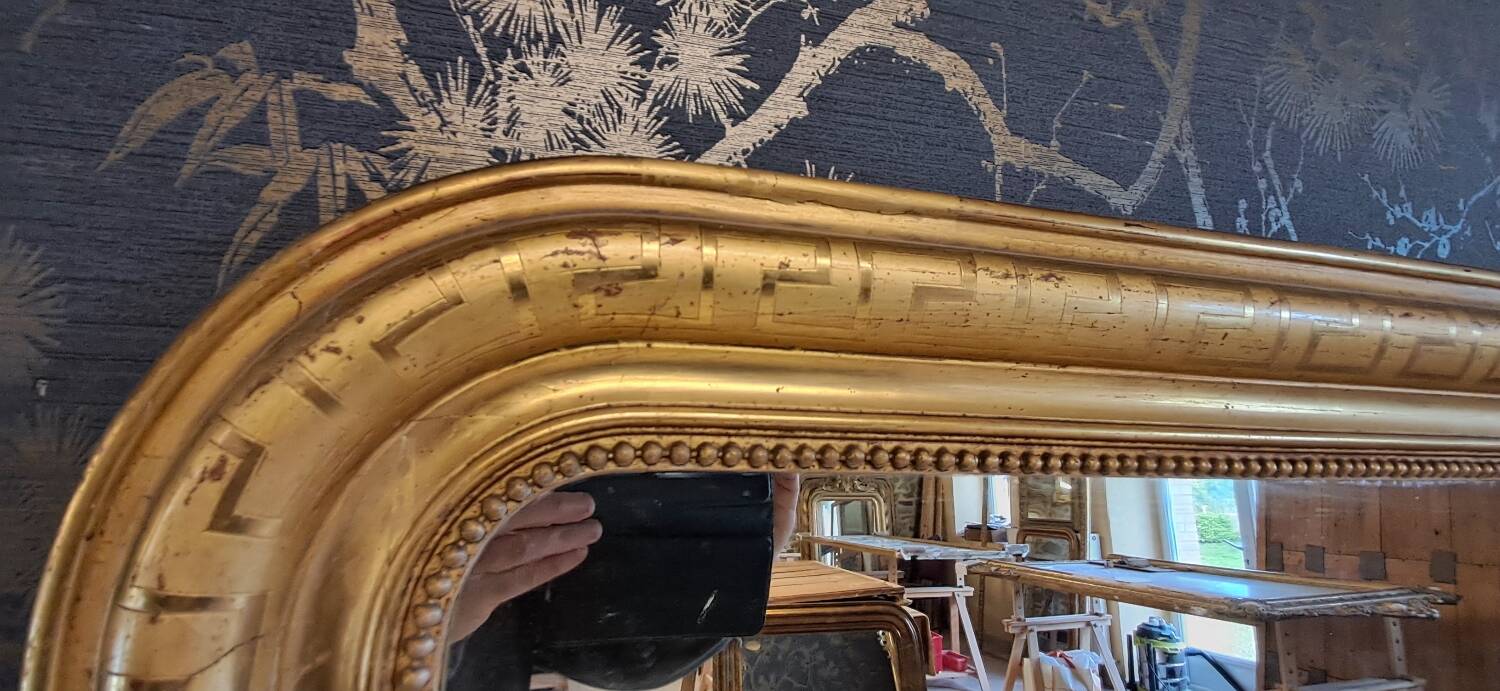 Louis Philippe period mirror 141 x 102