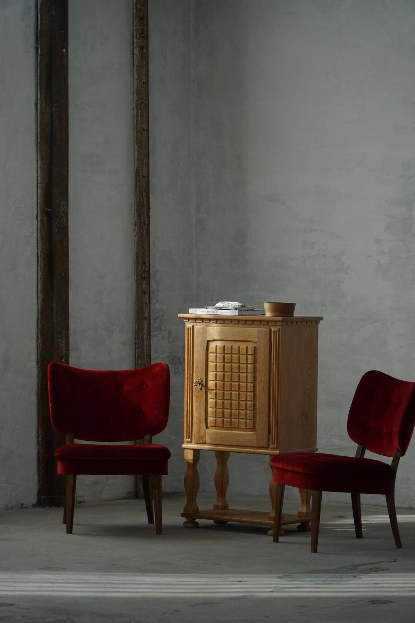 Pair of armchairs Gunnar Thalberg "Vilstol 205", Sweden, mid-century, 1950s