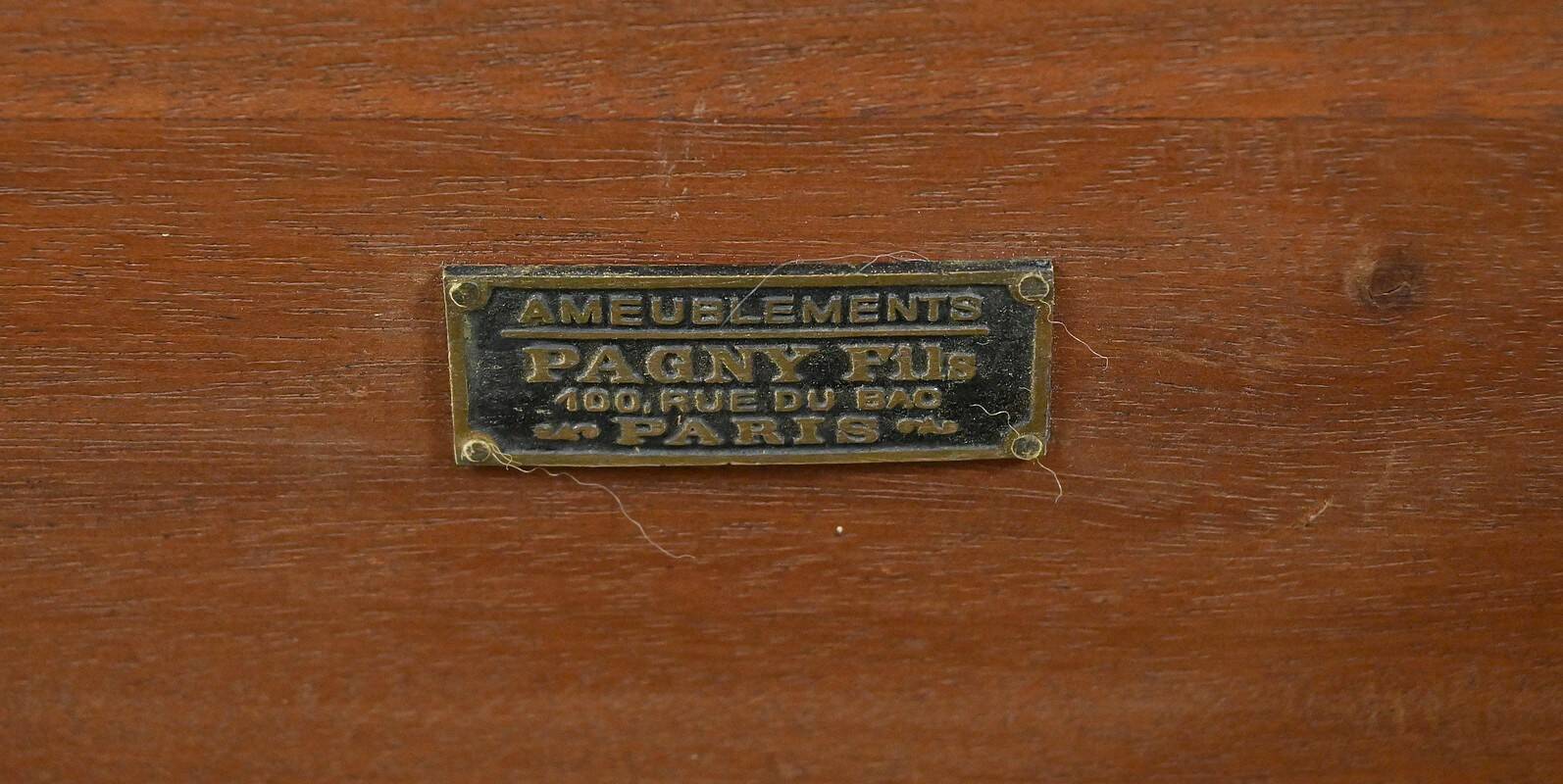 Small Mahogany Coffee Table, Maison Pagny, Directoire style – Early 20th century