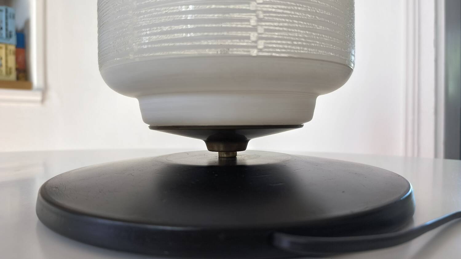 Japanese table lamp from Lunel, 1950