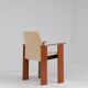 Vintage dining table set with armchairs