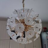 Val Saint Lambert crystal chandelier