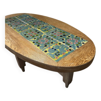 Guillerme et Chambron - Oval coffee table