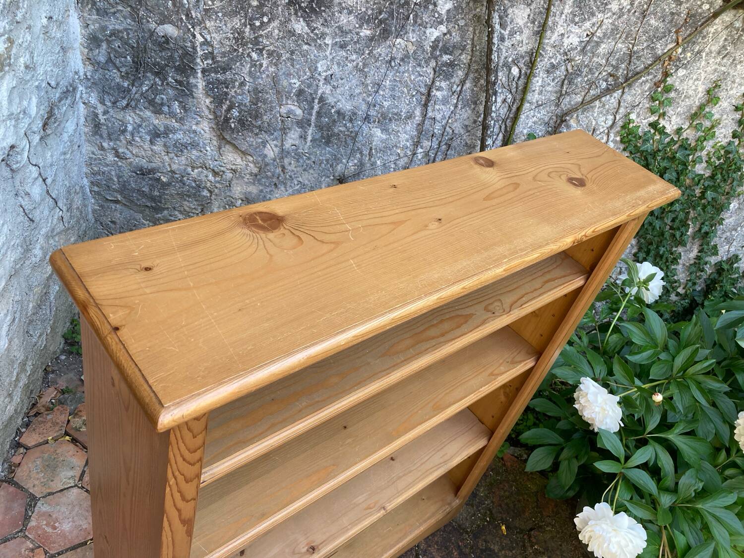Vintage pine shelf