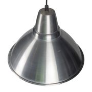 Lampe industrielle en aluminium brossé
