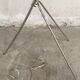 Chrome floor lamp