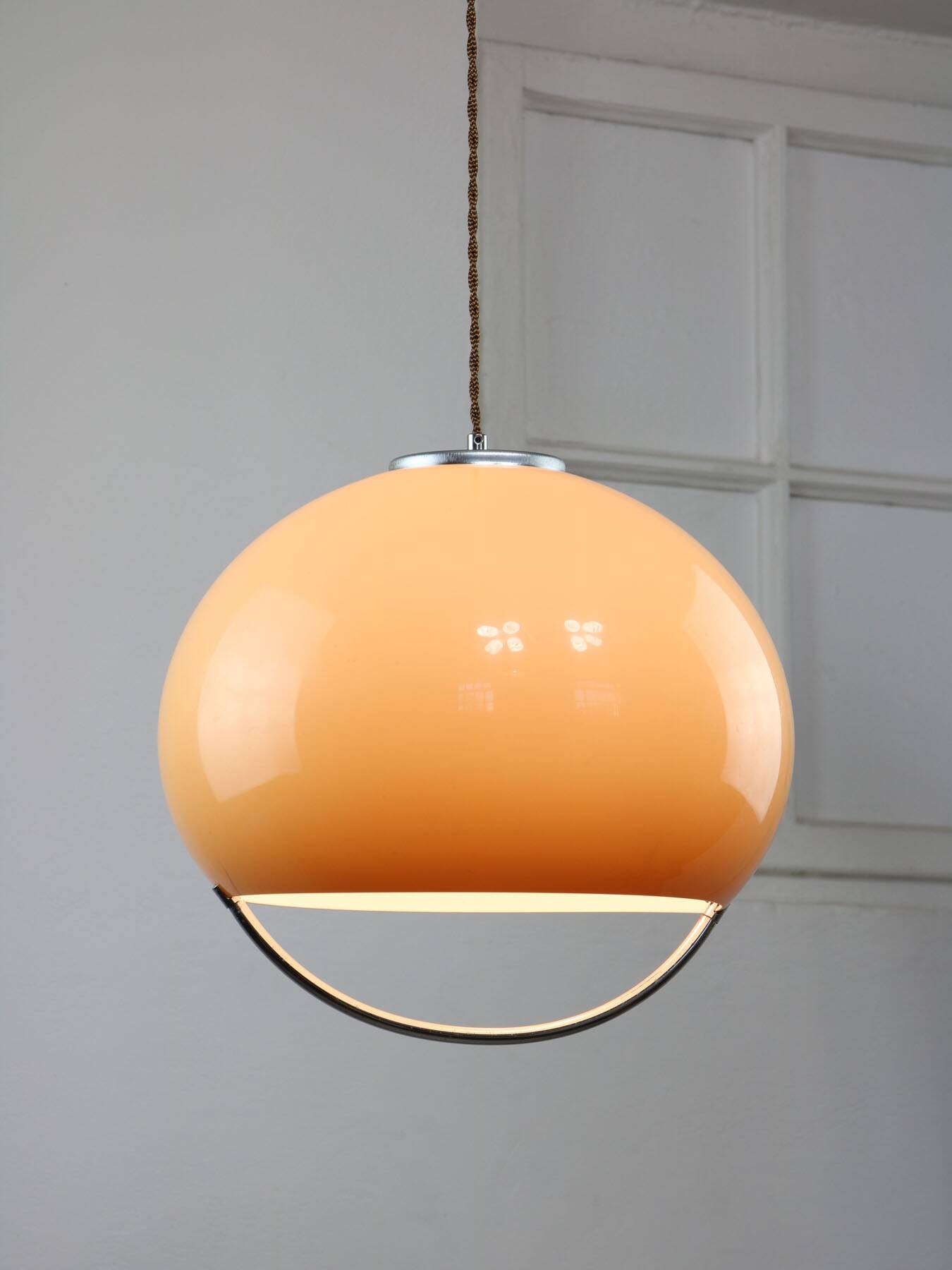 Lampe à suspension jolly space age italienne de guzzini