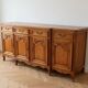 Large buffet in solid cherry wood, authentic style.