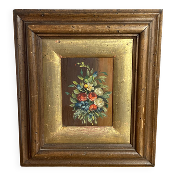 Wood painting, Italy wooden framing