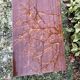 Vintage varnished bedside table