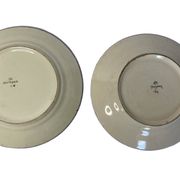 Quimper HB, paire assiettes faïence couple vers 1950