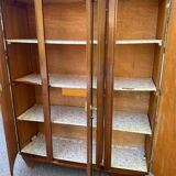 Art Deco wardrobe with mirrored door 145cm