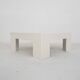 White square coffee table attrb. to Marc Berthier, France 1970's