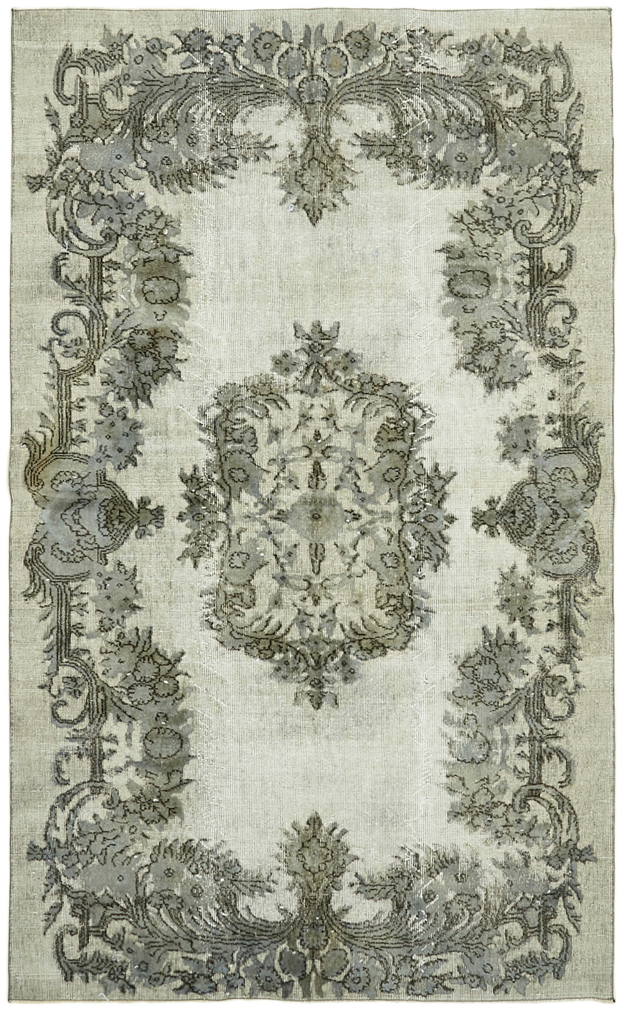 Tapis turc antique des années 1970 noué à la main 162 cm x 262 cm