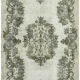 Tapis turc antique des années 1970 noué à la main 162 cm x 262 cm