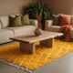 Handmade pure wool rug, size 2/3 m.