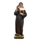 Saint Rita statuette in hand-painted resin - 40 cm - Made in Italy