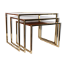 Three interlocking, stackable tables, Renato Zevi