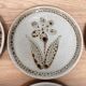 6 dessert plates Sarreguemines Morzine