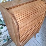 Wapong Oak Color Curtain File Cabinet