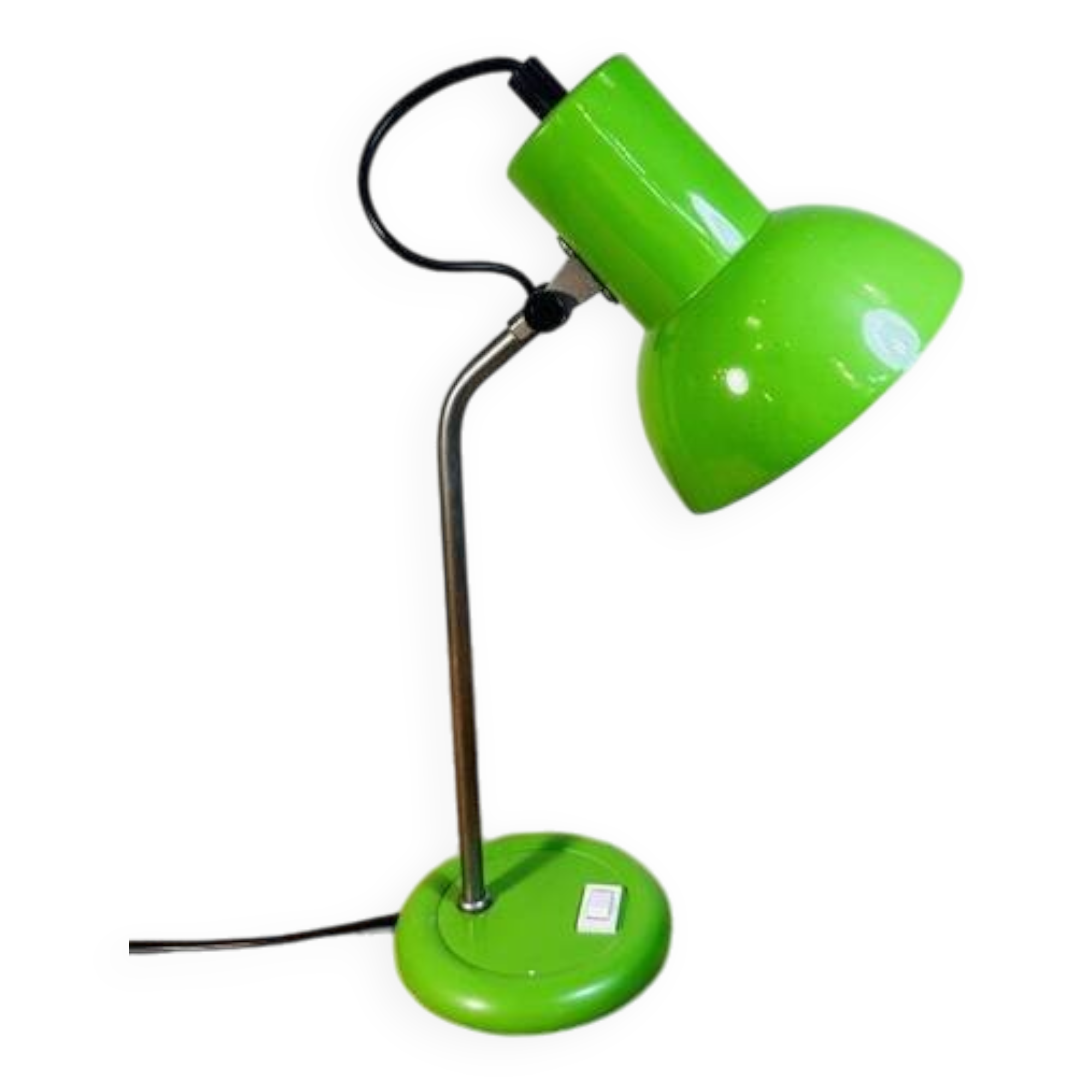 Vintage apple green desk lamp