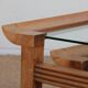 Suite de 3 tables gigognes en noyer par Maxime Old, circa 1940