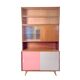 Vintage U-452 cabinet with display case and bar - Jiri Jiroutek