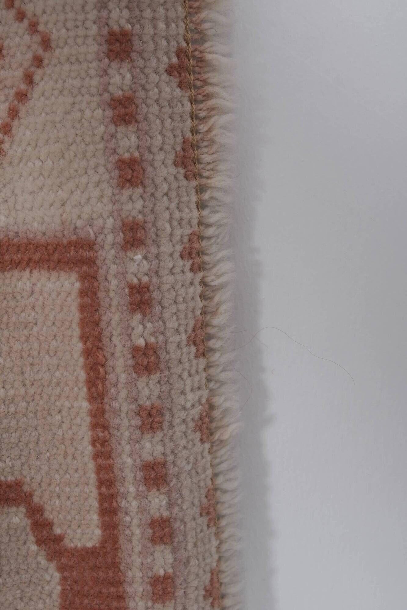Vintage Turkish hallway rug 90x293 cm