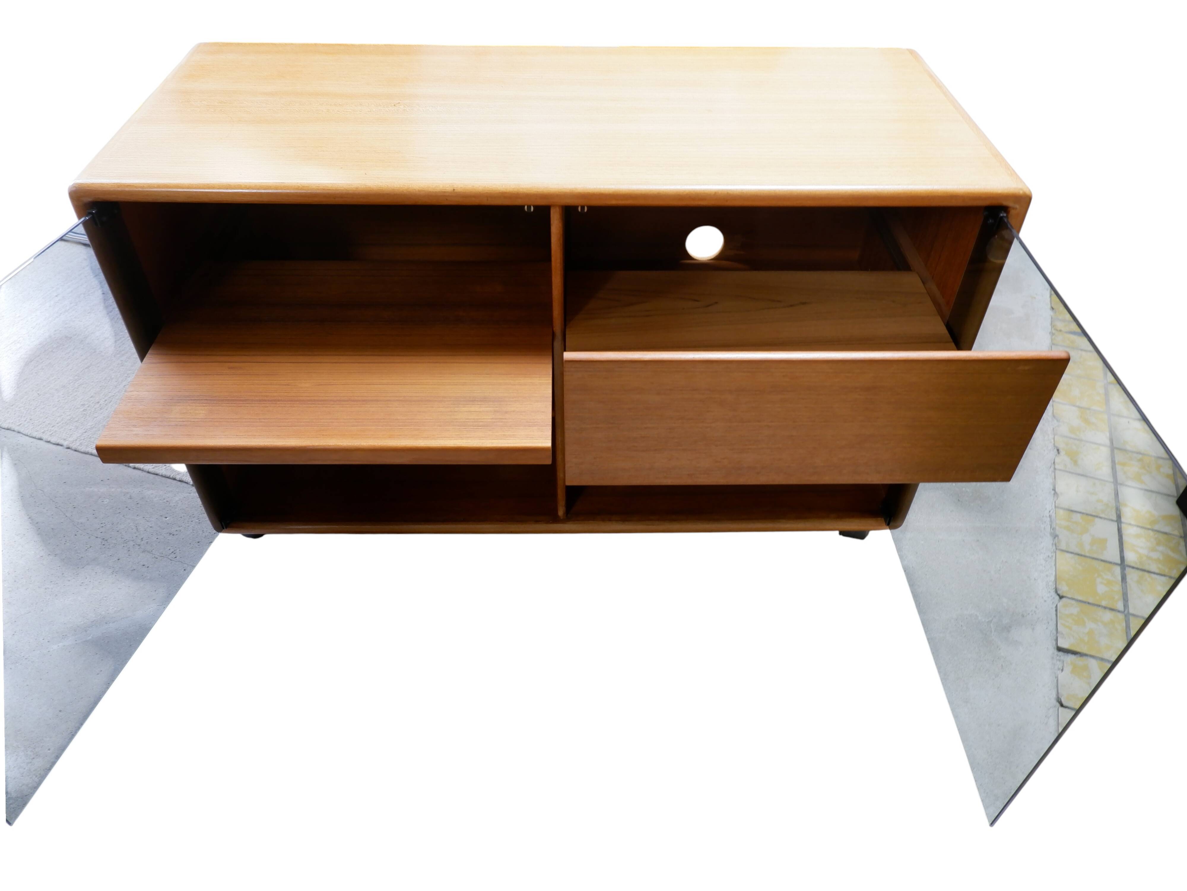 Danish audio furniture by Dyrlund, 1970s
