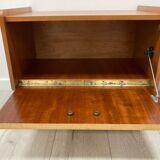 Pair of 1960s bedside tables compass feet