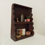 Antique brutalist wall shelf