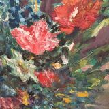 Nature table dead flowers.