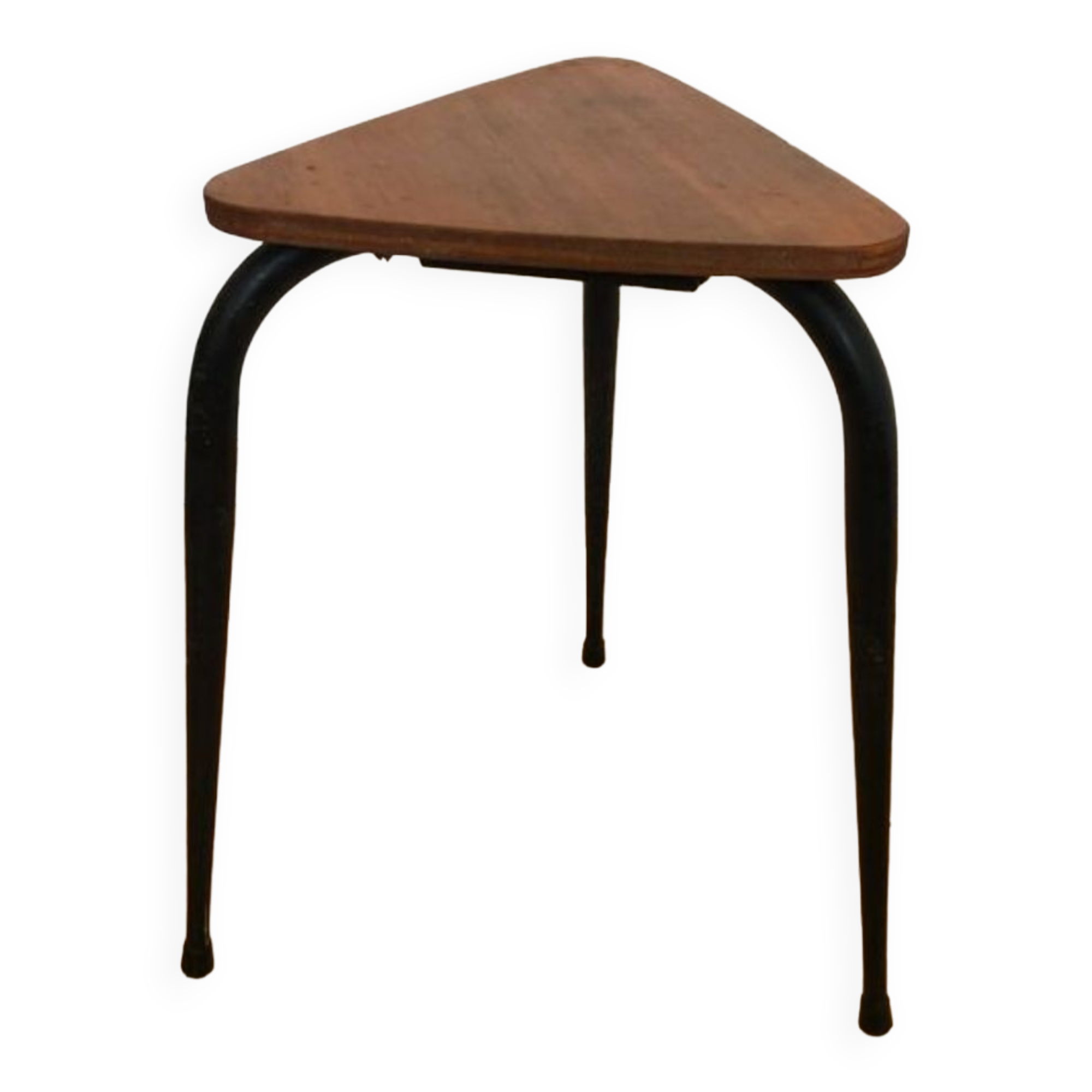 Tabouret tripode brutaliste