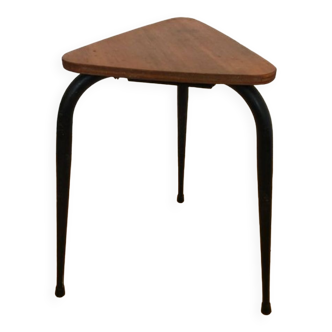 Tabouret tripode brutaliste