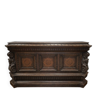 Important chest / Lombard trunk – 19th century