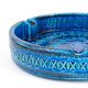 Aldo Londi Bitossi very large round ashtray Rimini blue enamel mid-century, 1950s