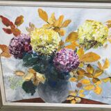 Country bouquet painting G.Dubois