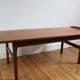 Table basse scandinave vintage teck, 1960