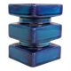 Cari Zalloni vase for Steuler, model 5101, Blue Space Age Ceramic