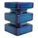 Cari Zalloni vase for Steuler, model 5101, Blue Space Age Ceramic