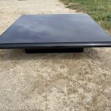 Black lacquered design coffee table