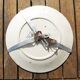 Old U&C Earthenware Plate from Sarreguemines - Feria with Support