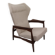 Danish adjustable wingback lounge chair in teak by Ib Kofod Larsen