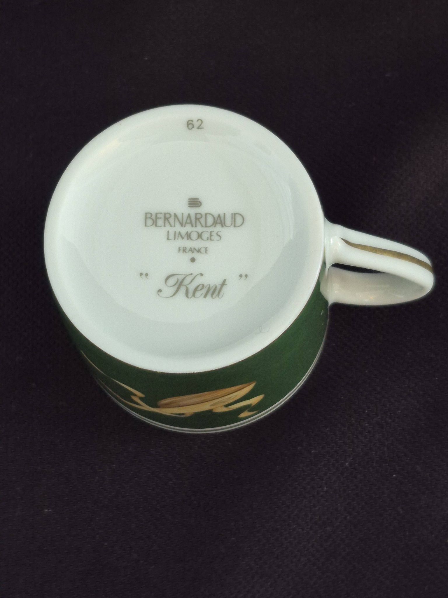 Litre porcelain cup from limoges bernardaud model kent a467