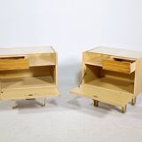 Tables de chevet, années 50-60