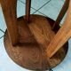 Antique Art Deco oak pedestal table