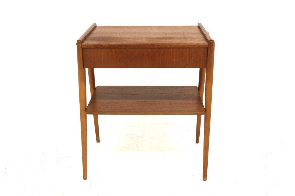 Scandinavian teak bedside table, AB Carlströms, Sweden, 1960
