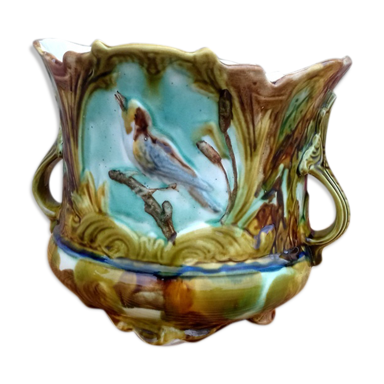 Decor birds dabbling pot cache